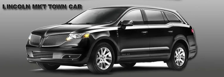 Lincoln MKT Town Car, available with a chauffeur in Los Angeles