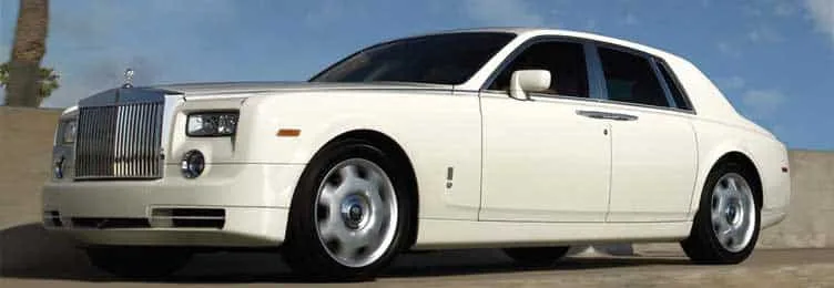 Rolls-Royce Phantom, available with a chauffeur in Los Angeles