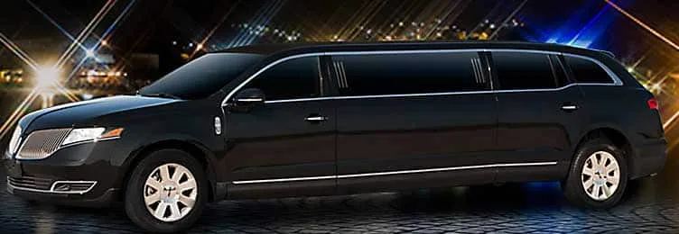Black Lincoln MKT stretch limousine